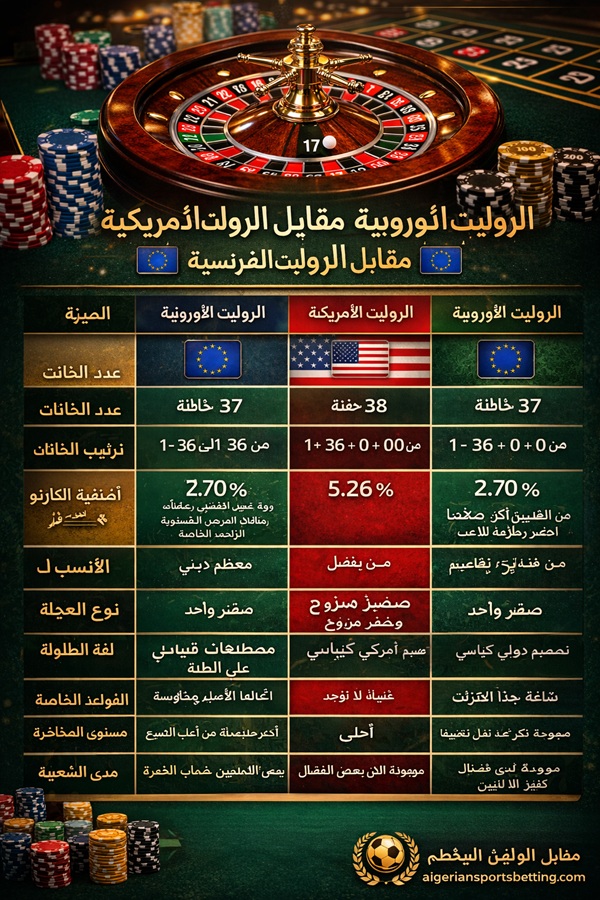 الأوروبية vs الأمريكية vs الفرنسية